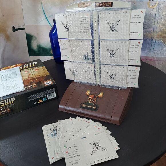 Battleship Command Board Game Pirates of the Caribbean Dead Man's Chest MB compl - Picture 3 of 8